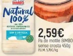 Coaliment Bimbo - pa de motlle sense crosta oferta