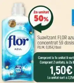 Coaliment Flor - suavitzant azul concentrat oferta