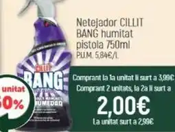 Coaliment Cillit bang - netejador humitat pistola oferta