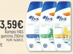 Coaliment H&s - xampu oferta