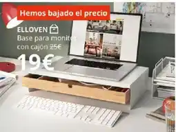 IKEA Elloven base para monitor con cajón oferta