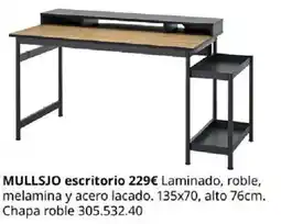IKEA MULLSJO escritorio oferta