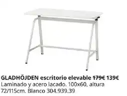 IKEA Ikea gladhöden escritorio elevable oferta