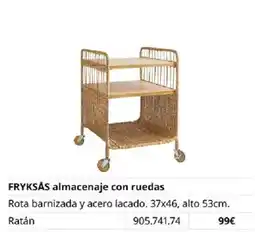 IKEA Fryksås almacenaje con ruedas oferta