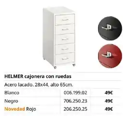 IKEA Helmer cajonera con ruedas oferta
