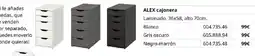 IKEA ALEX cajonera oferta