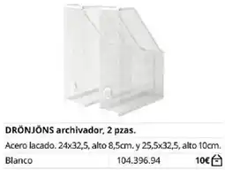 IKEA Drönjöns archivador oferta