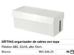 IKEA Sätting organizador de cables con tapa oferta