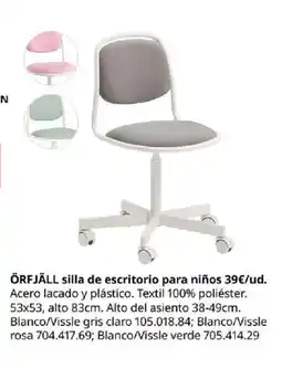 IKEA Örfjäll silla de escritorio para niños oferta