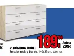 Rapimueble Cómoda doble oferta