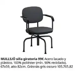 IKEA Mullsjö silla giratoria oferta