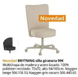 IKEA Brytning silla giratoria oferta