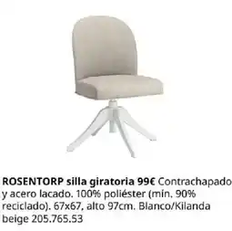 IKEA Rosentorp silla giratoria oferta