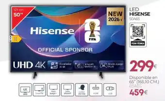 Hisense led 50a6s