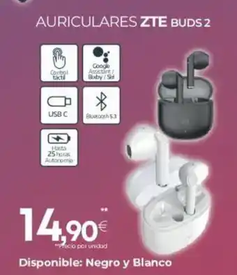 ZTE auriculares buds 2