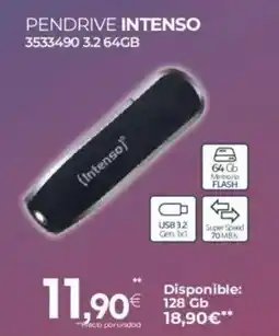 Tien 21 Intenso pendrive 3533490 3.2 64gb oferta