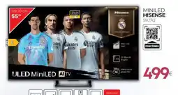Tien 21 Hisense uled miniled ai tv 55u7q oferta