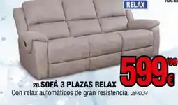 Rapimueble Sofá 3 plazas relax oferta