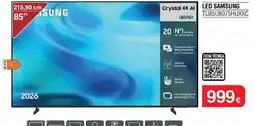 Milar Samsung Crystal 4K AI U8075H oferta