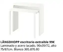 IKEA Längdhopp escritorio extraíble oferta