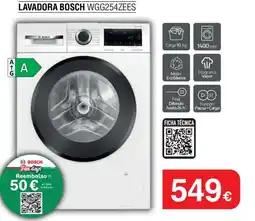 Milar Bosch lavadora wgg254zees oferta