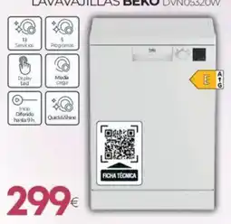 Tien 21 Beko lavavajillas dvn05320w oferta