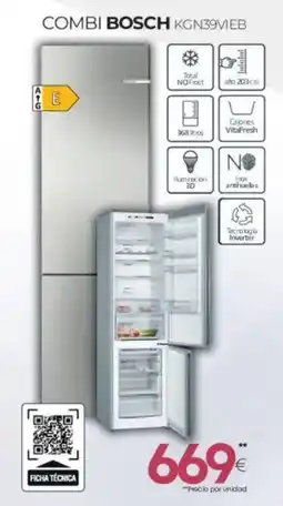 Tien 21 Bosch combi KGN39VIEB oferta