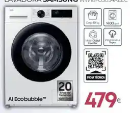 Tien 21 Samsung lavadora WW10PG50S4AECC oferta