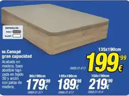 Rapimueble Canapé gran capacidad oferta