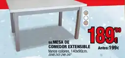 Rapimueble Mesa de comedor extensible oferta