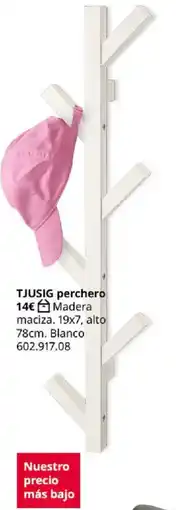 IKEA TJUSIG perchero oferta