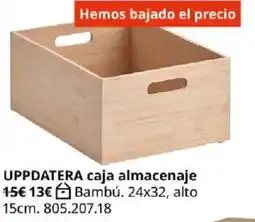 IKEA UPPDATERA caja almacenaje oferta