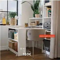 IKEA BILLY Librería con mesa plegable oferta