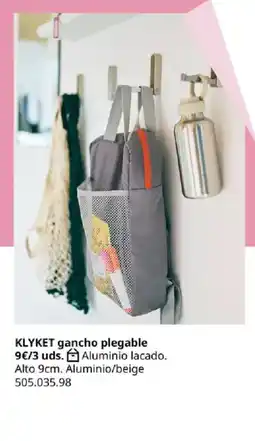 IKEA KLYKET gancho plegable oferta