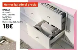 IKEA Kallax Accesorio con 2 cajones oferta