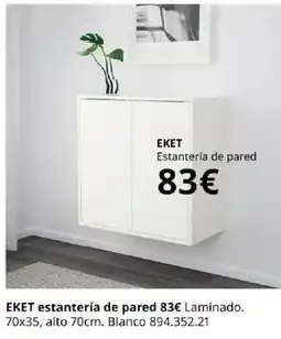 IKEA Eket estantería de pared oferta