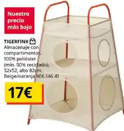 IKEA Tigerfink almacenaje con compartimentos oferta