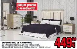 Rapimueble DORMITORIO DE MATRIMONIO oferta