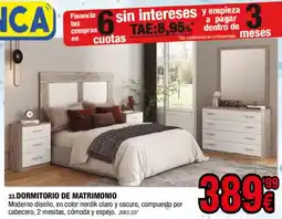 Rapimueble NCA DORMITORIO DE MATRIMONIO oferta