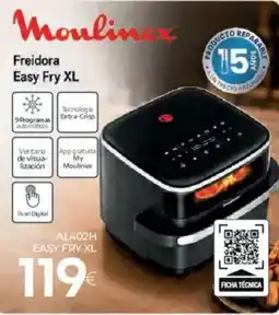 Tien 21 Moulinex freidora easy fry xl oferta