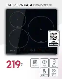Tien 21 Cata encimera insb 6003e2 bk oferta