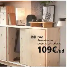 IKEA Ivar armario con puertas correderas oferta
