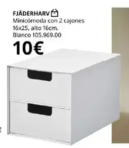 IKEA Fjäderharv minicómoda con 2 cajones oferta