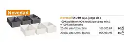 IKEA Skubb caja, juego de 3 oferta