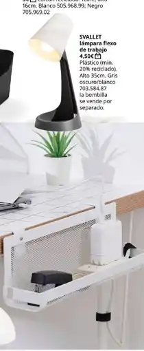 IKEA Svallet lámpara flexo de trabajo oferta