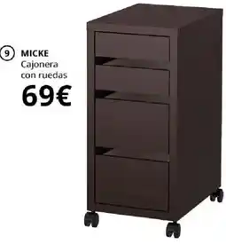 IKEA Micke cajonera con ruedas oferta