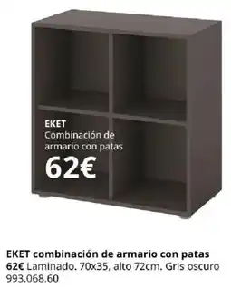 IKEA Eket combinación de armario con patas oferta