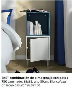 IKEA Eket combinación de almacenaje con patas oferta