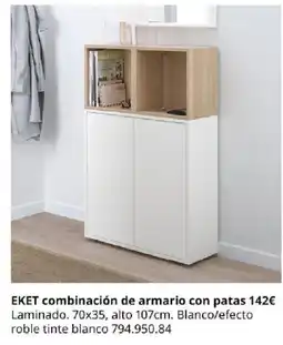 IKEA EKET combinación de armario con patas oferta