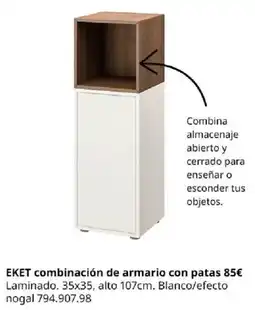 IKEA Eket combinación de armario con patas oferta